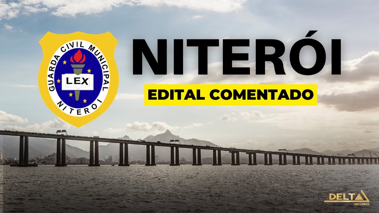 ⭐ GUARDA MUNICIPAL DE NITERÓI - SAIU EDITAL! - GILMAR JUNIOR 🚨URGENTE!