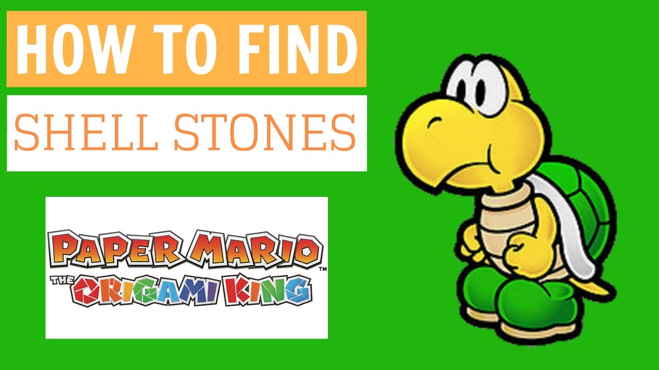 How to find the shell stones in Paper Mario: The Origami King! Where to find the shell stones!