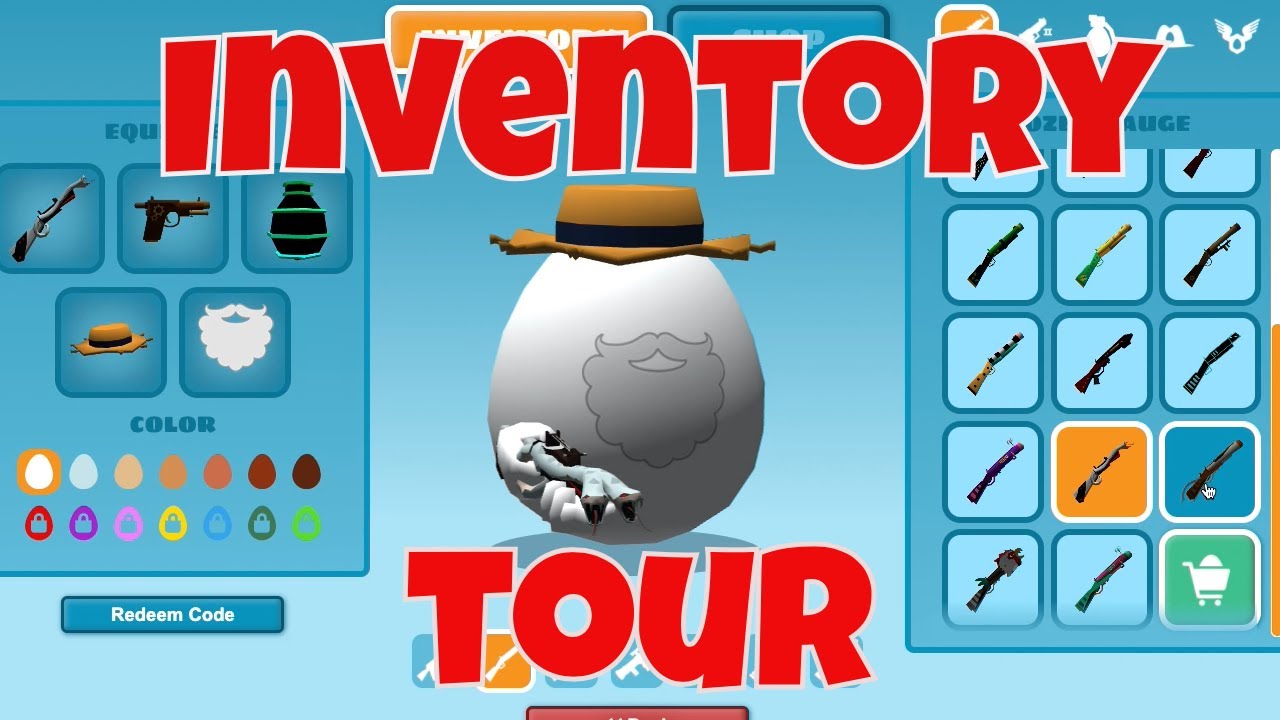 Inventory Tour in Shell Shockers | by Blue Wizard Digital!