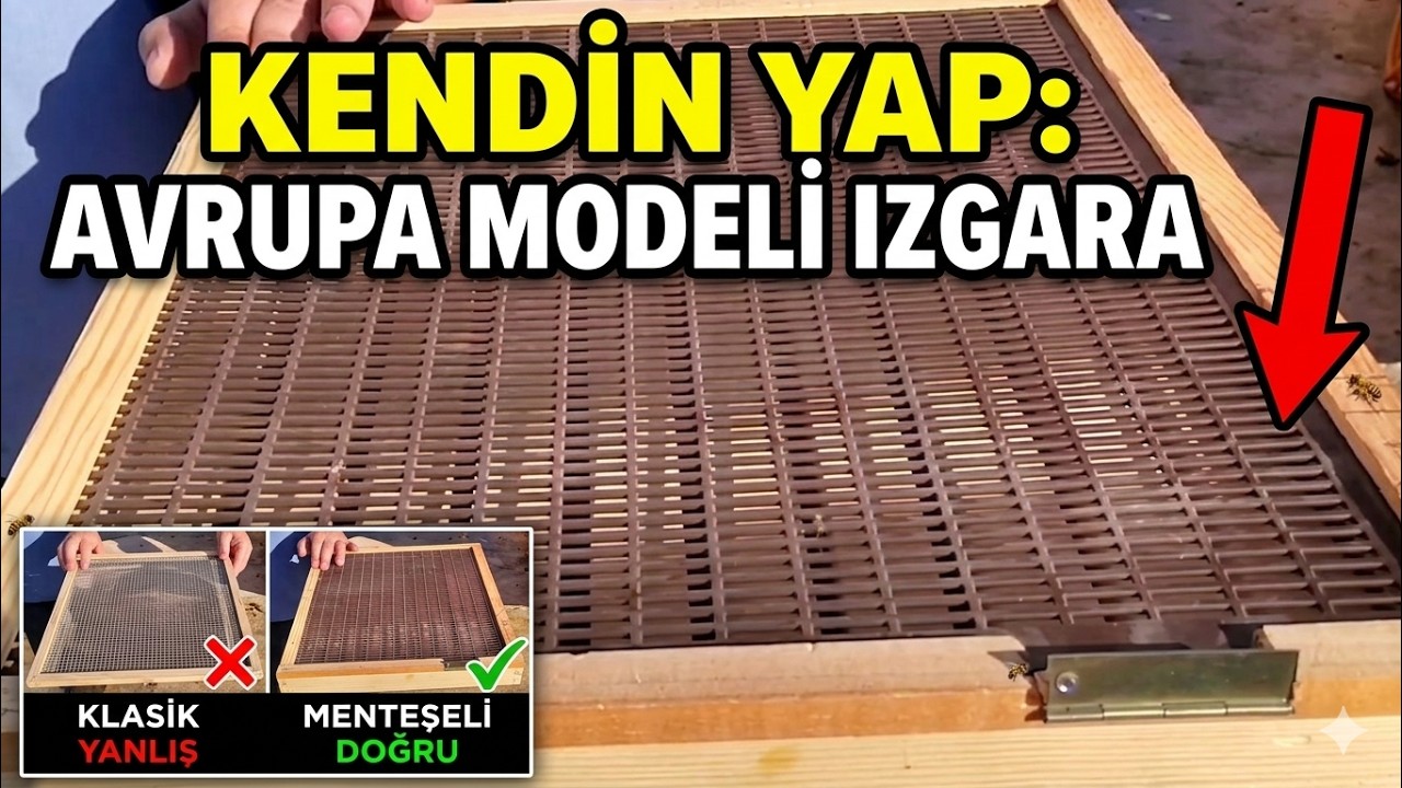 Avrupa'da Var Türkiye'de Yok! Kendi Menteşeli Izgaramı Yaptım 🛠️