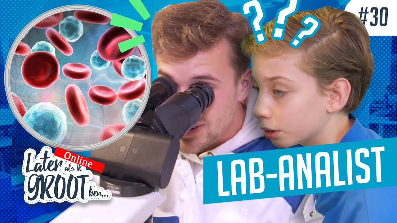 Niet BANG voor BLOED! | Roald (12) wordt Lab Analist