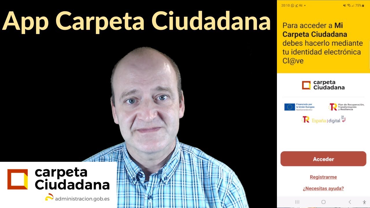 App Carpeta Ciudadana: Descarga todos tus datos de un único sitio.