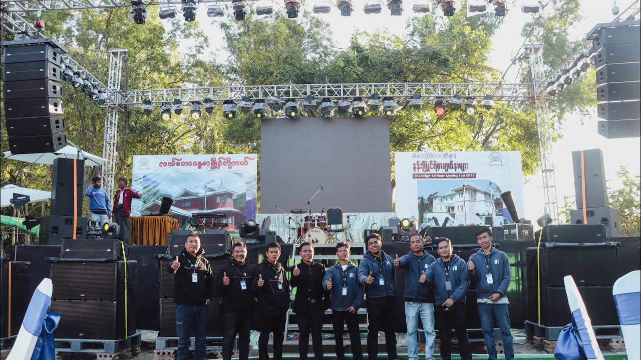 NewYear Countdown Festival ပွဲမှာ ဘယ်လို Audio System တွေ တပ်ဆင်ခဲ့သလဲ ? 