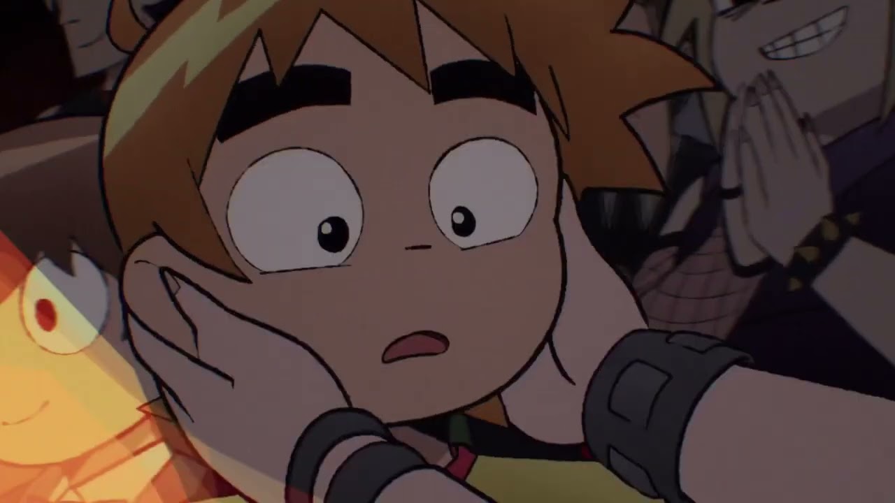 Scott Pilgrim Takes Off Scene Sparks And Kiss