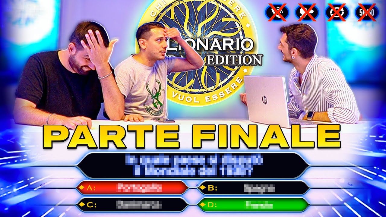 CHE FINALE PAZZESCO! QUIZ SUL CALCIO CON LUCA MASTRANGELO E DANIELE BROGNA! MILIONARIO CALCISTICO!