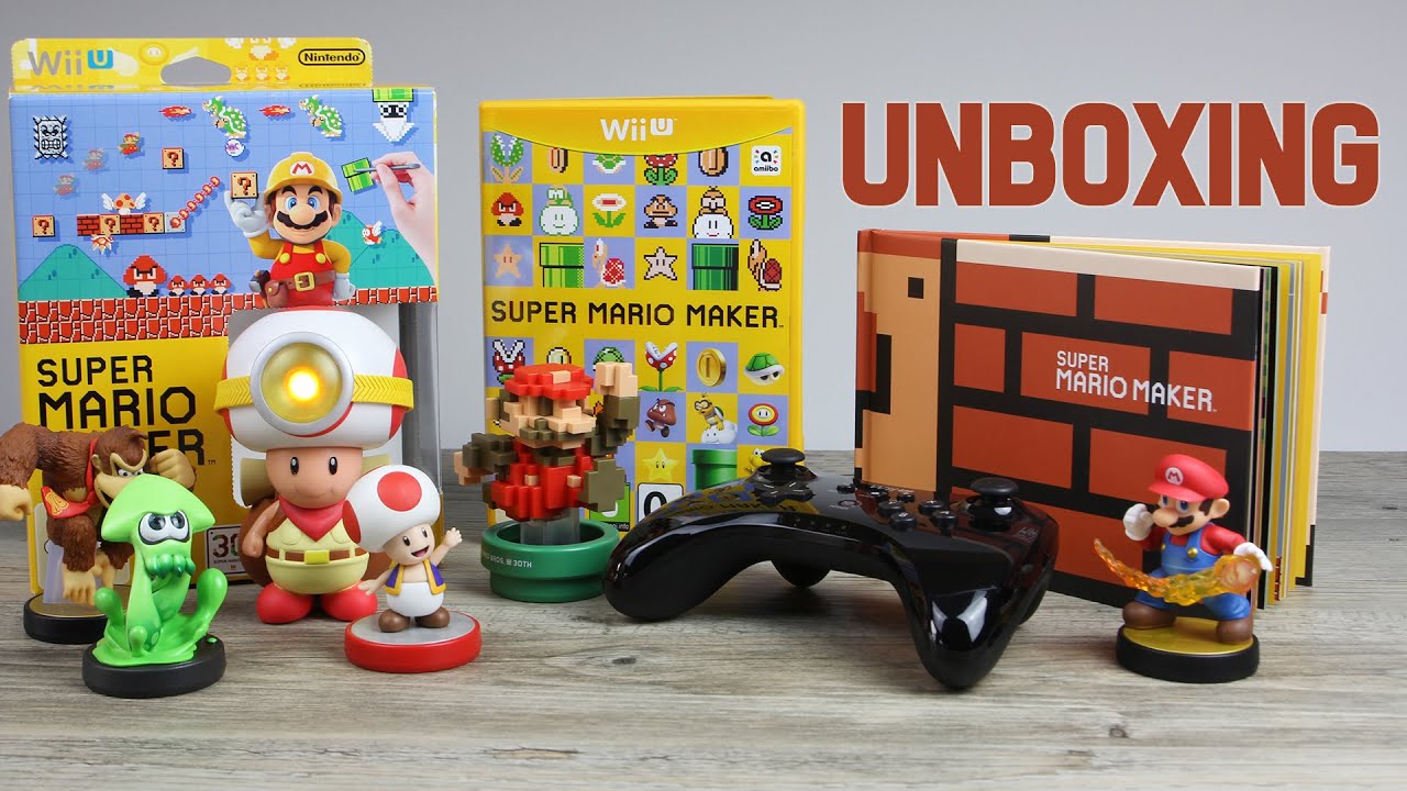 Super MARIO MAKER amiibo Edition Unboxing (Deutsch)