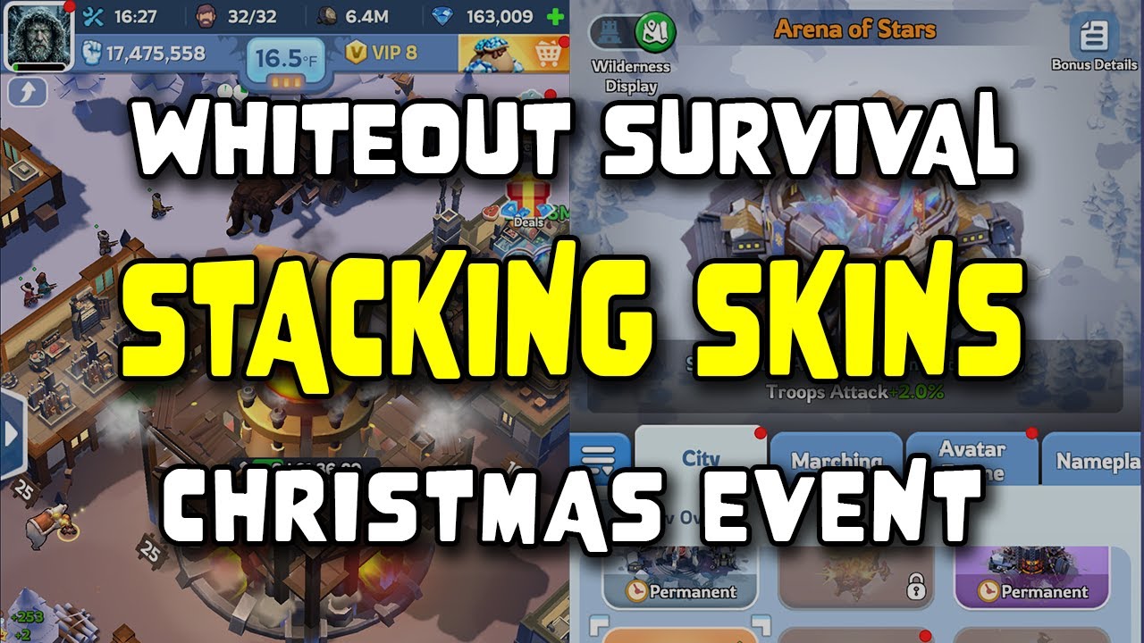Stacking Skin Bonus on Whiteout Survival