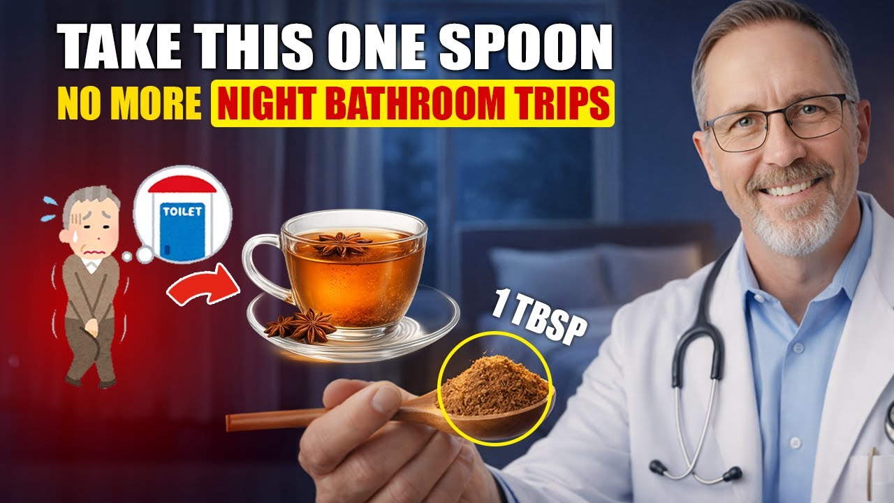 STOP PEEING at Night just by taking THIS ONE Teaspoon Before Bed
