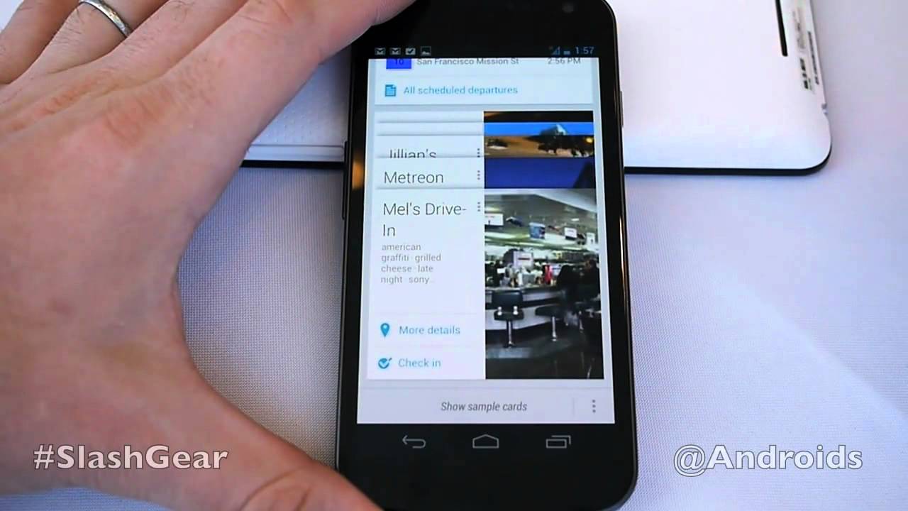 Google Now hands-on