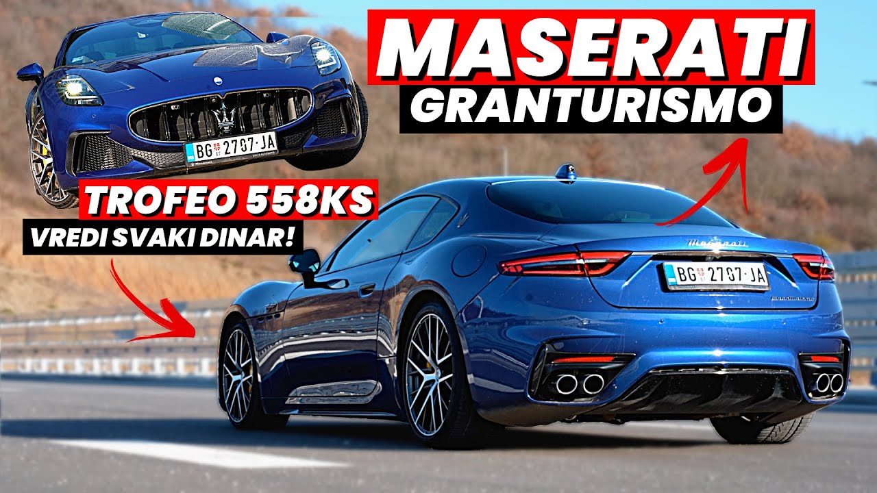 STRAŠAN ZVUK I CENA OD 220.000e 💪🏼 NOVI Maserati Granturismo TROFEO 2024 🔥