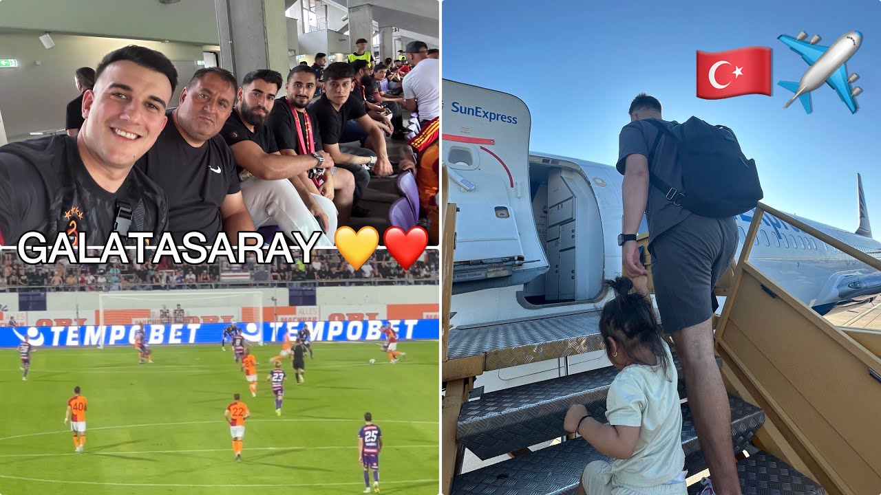 WIR FLIEGEN IN DIE TÜRKEI ✈️🇹🇷 | GALATASARAY IST IN WIEN ⚽️ | VLOG