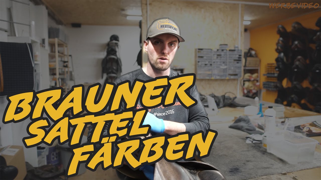 Brauner Sattel färben ? | Reitsport-Rheinmain