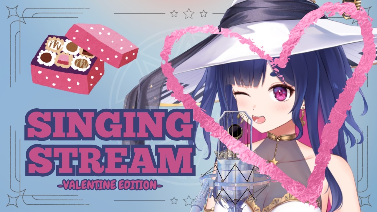 【KARAOKE STREAM】HAPPY VALENTINE'S DAY! (delayed) #vtuber #karaoke