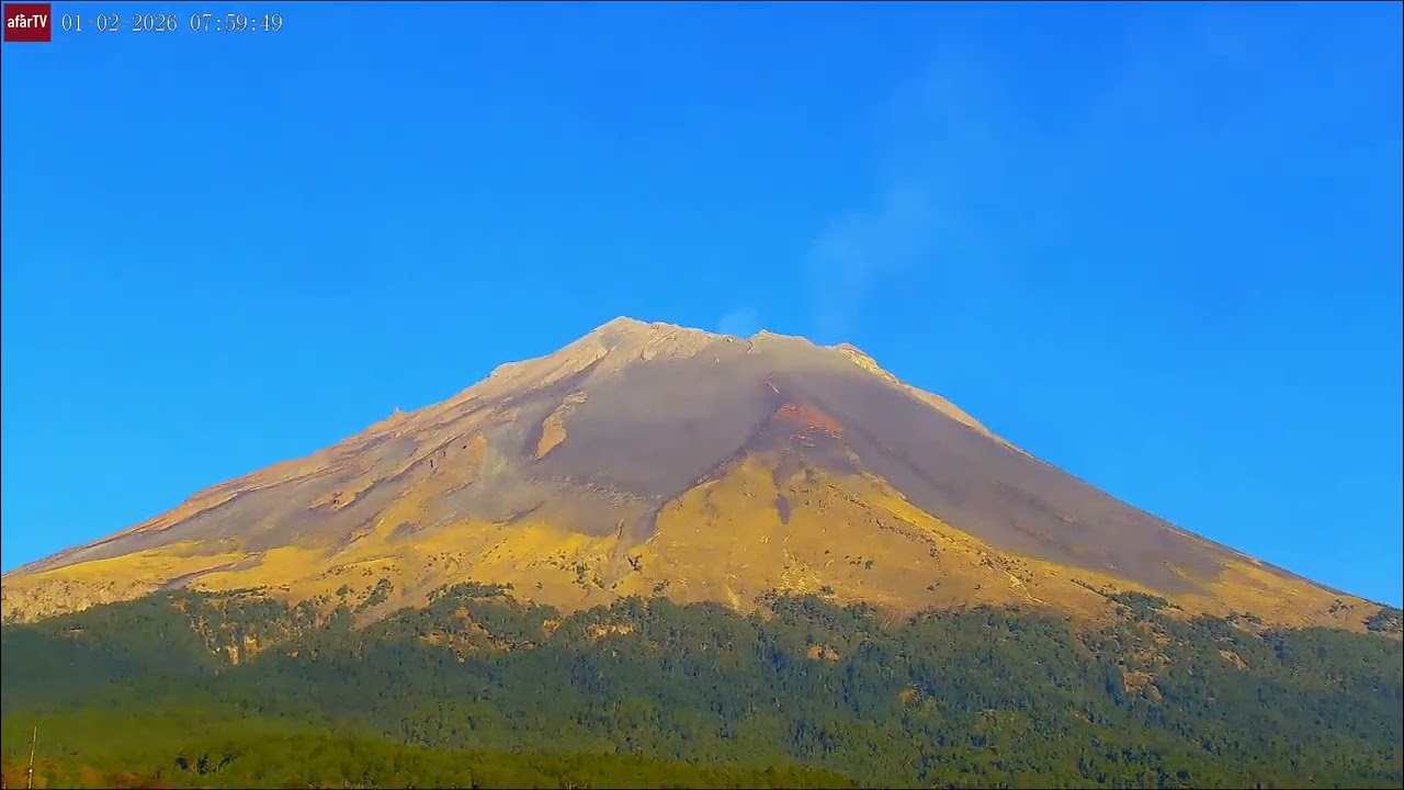 Breaking: Central Mexico Earthquake — Caught Live on Popocatépetl Webcam (January 2, 2026)