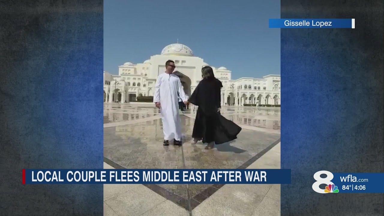 Tampa Bay couple flees Middle East after war breaks out