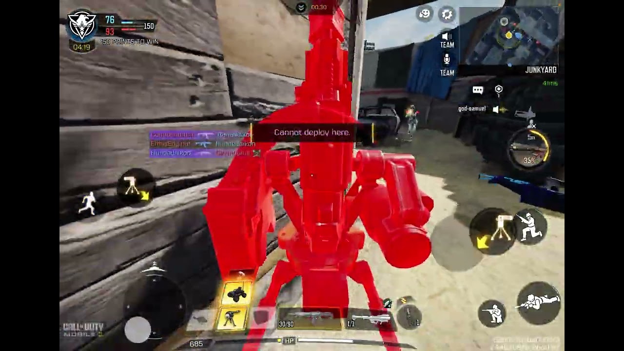 Trash AI Teams and shooting miss hack on COD Mobile 