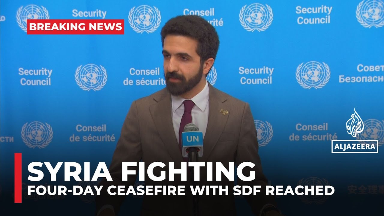 Syria fighting: Government says four-day ceasefire with SDF reached