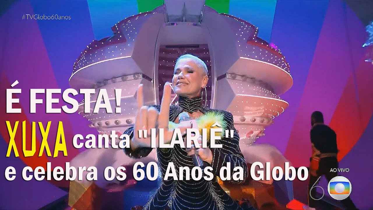 TV Globo - Xuxa emociona ao cantar 