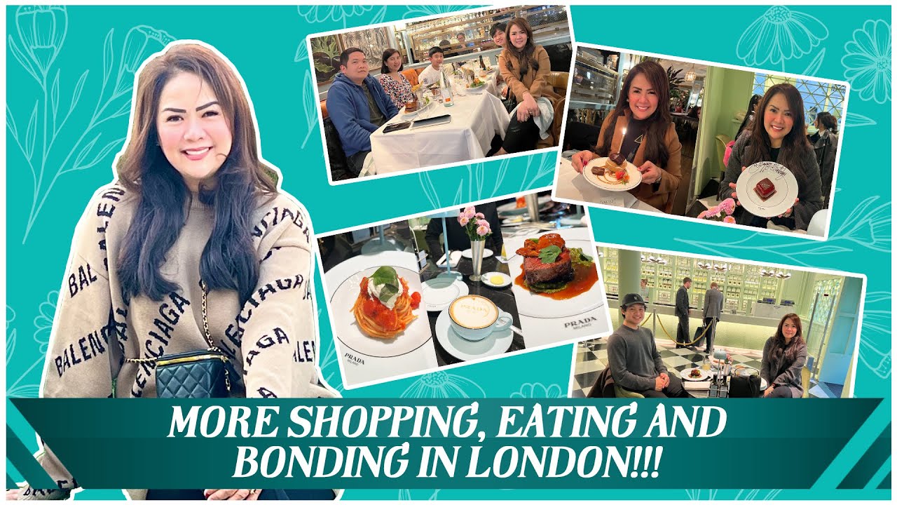 Come Shop and Eat with Me in London with Birthday Celebration at Prada Caffè | Tita Noreen