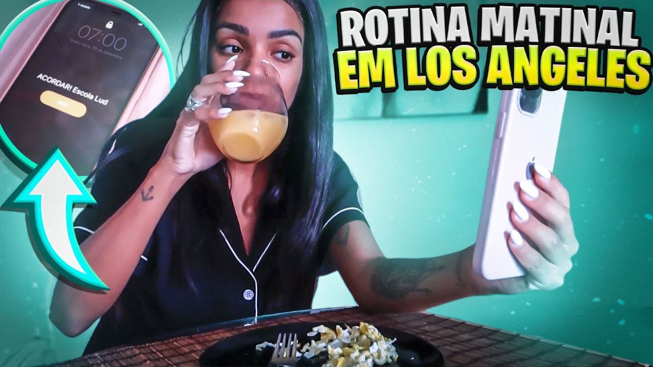 Minha rotina pela MANHÃ em Los Angeles | Brunna Gonçalves
