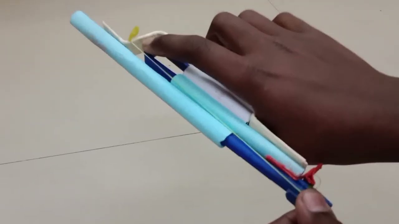 D I Y WORKING GUN || how to make paper gun, best and easy working paper gun