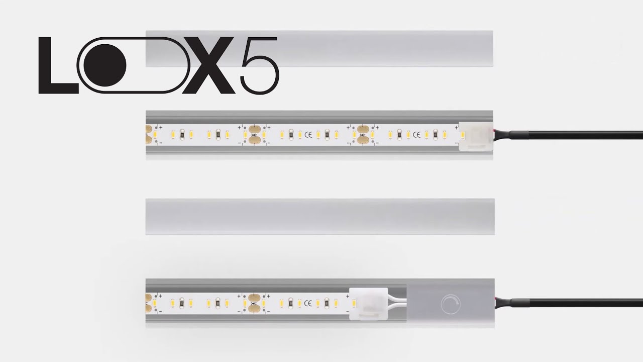 Instalação de fitas LED em Perfis de Alumínio - LOOX 5