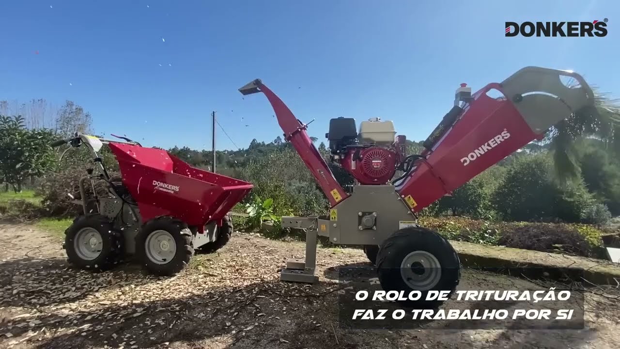 Biotriturador Donker’s BT1503H Honda GX390 Rebocável