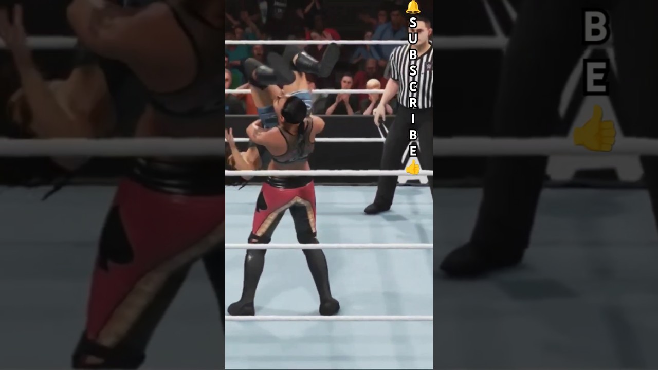#saraloren vs #shaynabaszler falls count anywhere #wwe #wwenxthighlightsthisweek #gamezone #dubai
