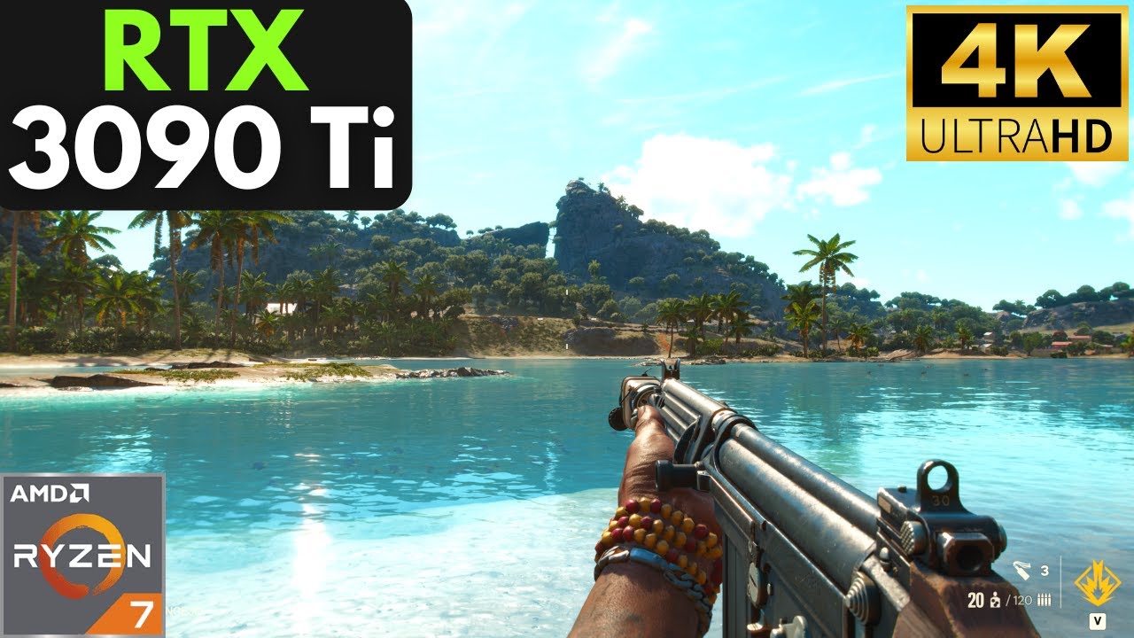 Far Cry 6: RTX 3090 Ti + Ryzen 7 5800X3D | 4K | Ultra Settings