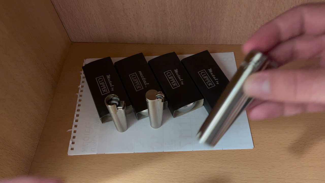 Коллекция металлических зажигалок Clipper