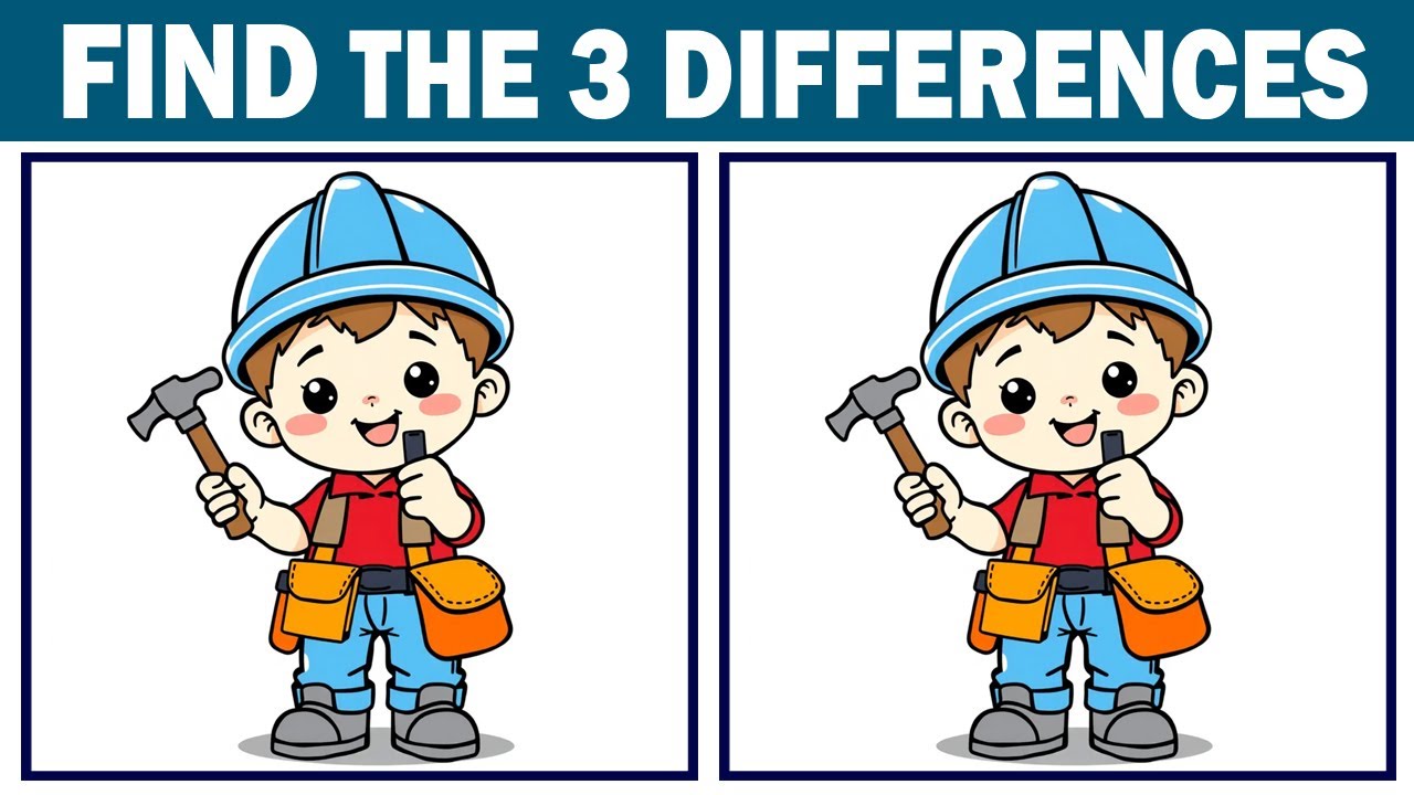 Find The Difference, Find Three Subtle Changes | Only Genius Find Puzzles | Puzzle Game Challenge#40