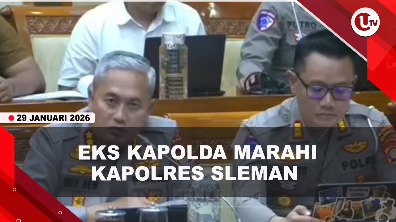 ANGGOTA KOMISI III DPR BENTAK KAPOLRES SLEMAN SOAL KASUS KORBAN JAMBRET JADI TERSANGKA | U-NEWS