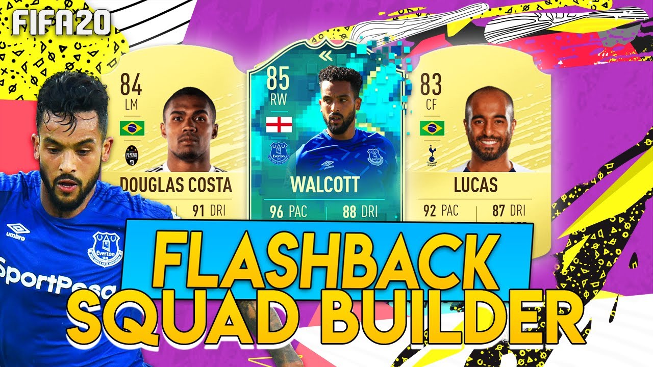 FIFA 20 UNREAL 100K FLASHBACK WALCOTT HYBRID SQUAD BUILDER w/ LUCAS & DOUGLAS COSTA! #FIFA20 #FUT20