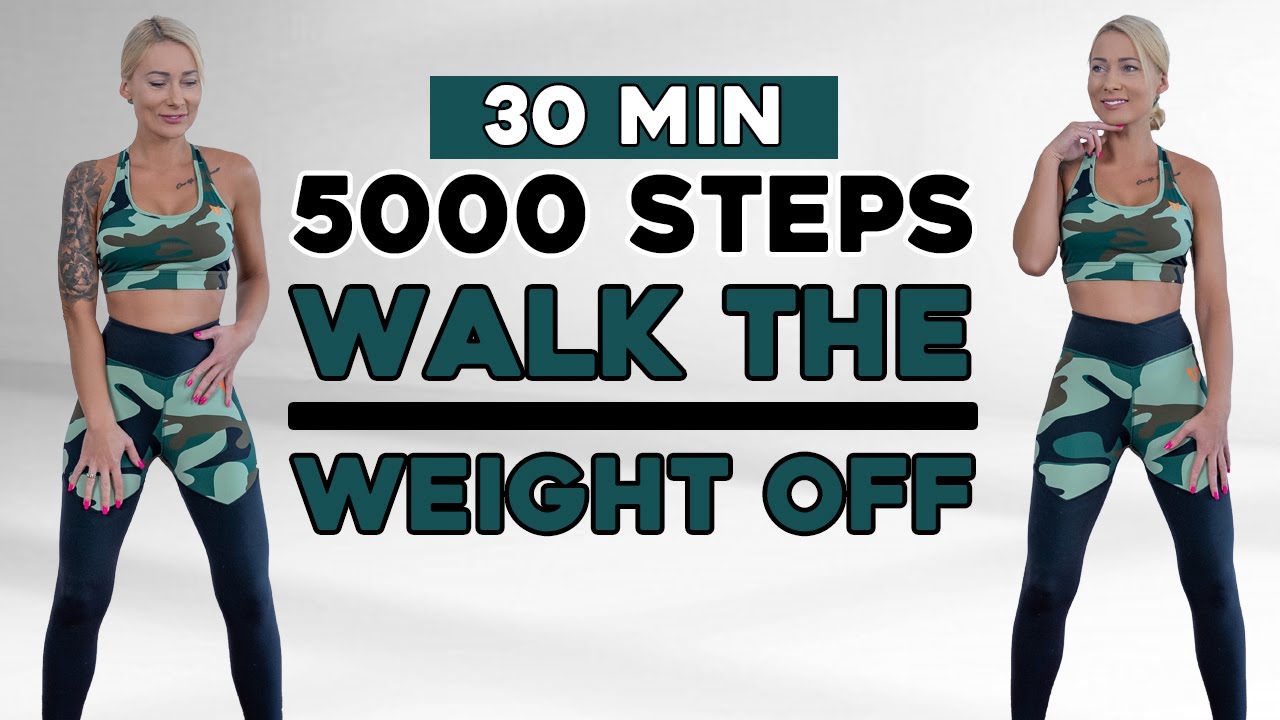 5000 STEPS WALKING WORKOUT | 5K Steps Challenge! Full Body Fat Burn | Sweaty, Knee Friendly