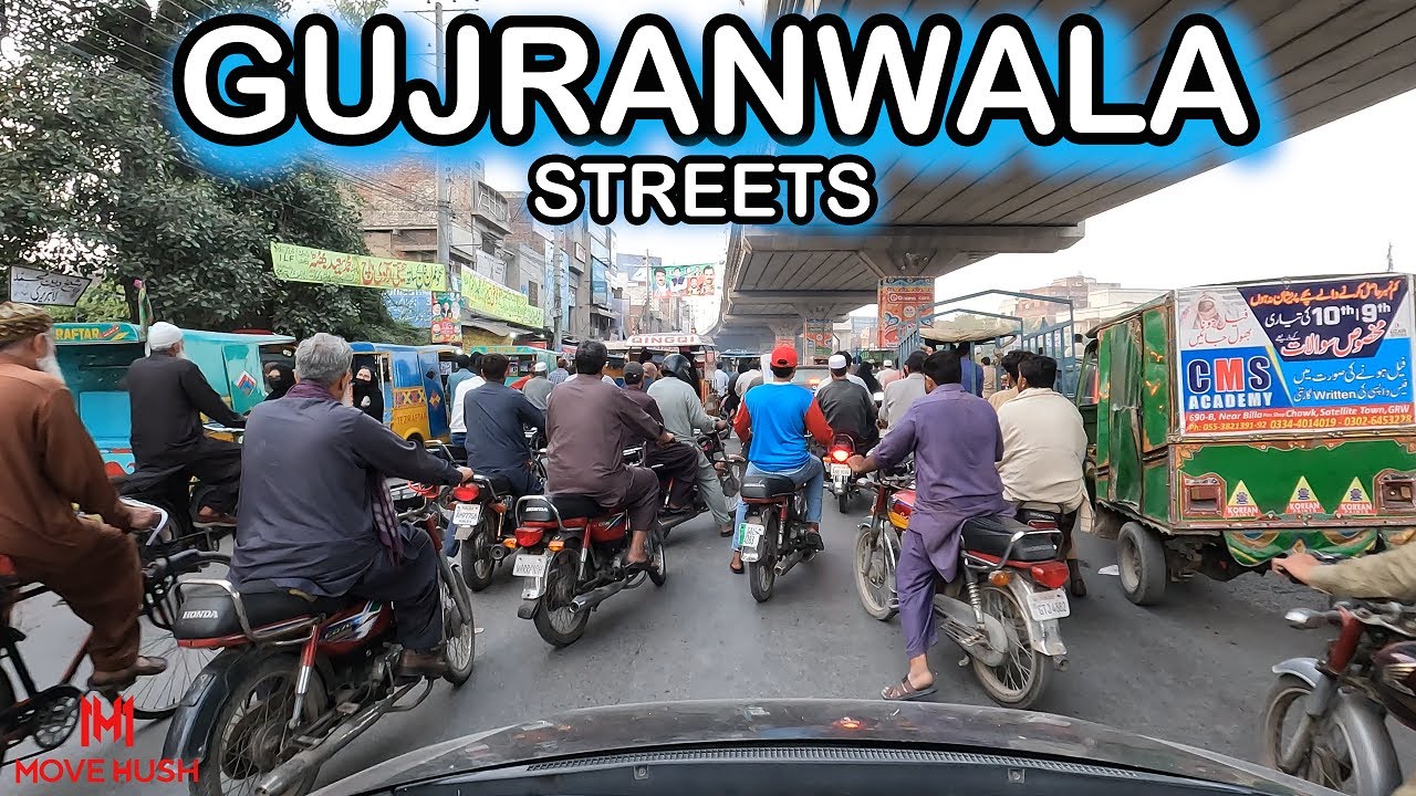Relaxing DRIVE Experience On BUSY Gujranwala Streets | Pakistan Car Driving Tour [4K] POV