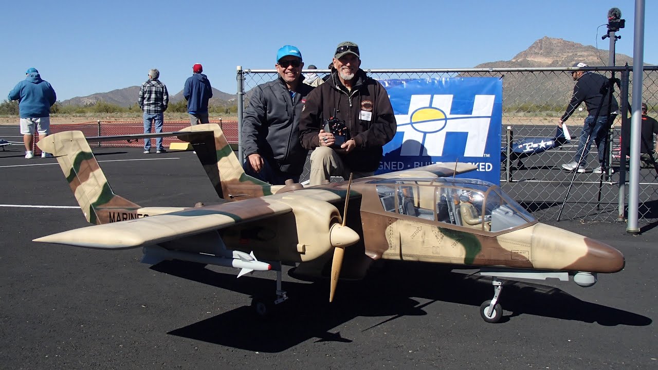 The Hangar 9 OV-10 Bronco: Veteran tribute flight w/ Ali Mach and Milo at AEF, 2022