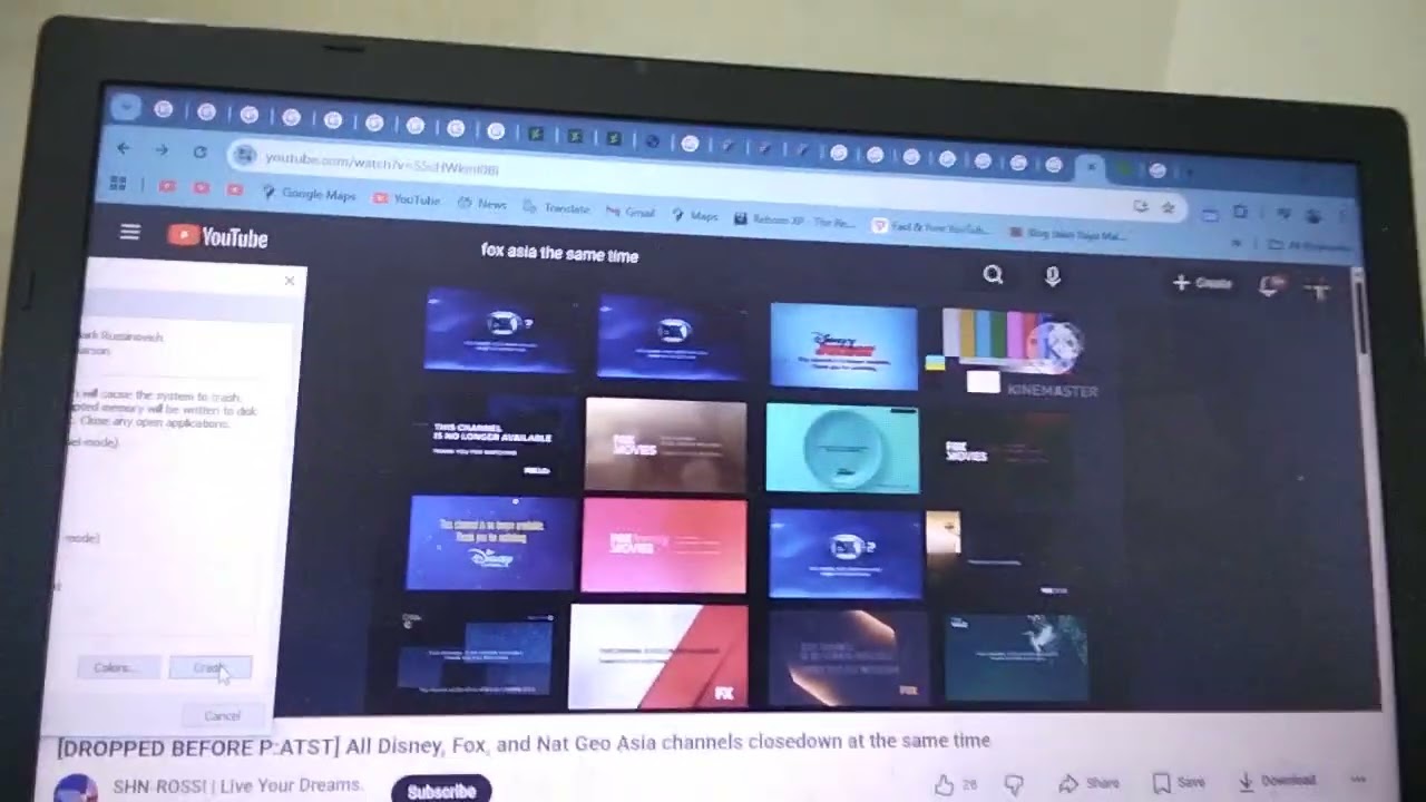 All Disney, Fox, and Nat Geo Asia channels closedown at the same time Has BSOD