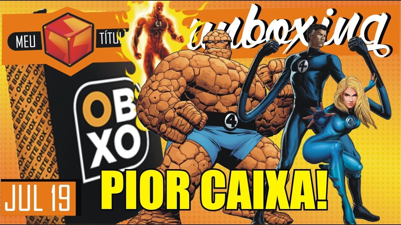 PIOR caixa do ano! UNBOXING OMELETEBOX JULHO 2019