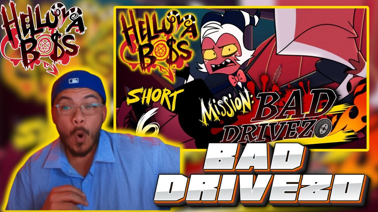 NOW THATS ROAD RAGE!! HELLUVA BOSS SHORT 6 - MISSION: BAD DRIVEZO - REACTION!