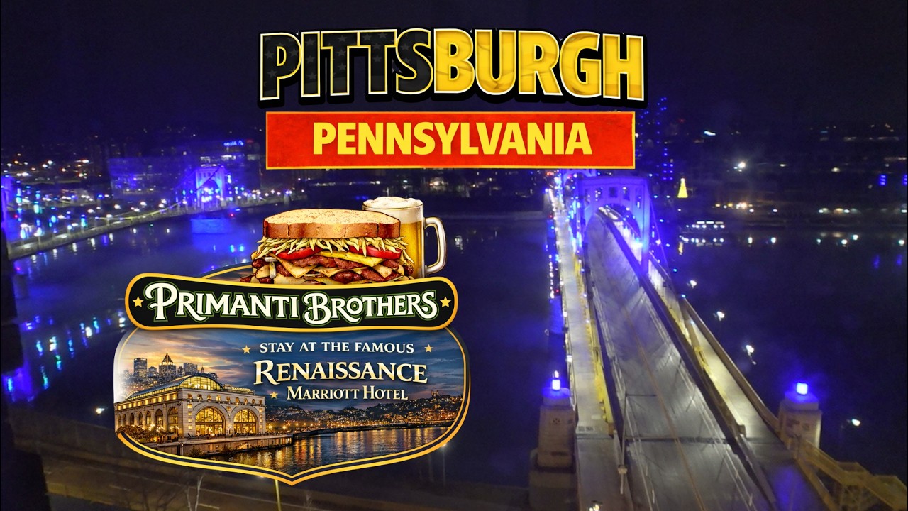 Staying Overnight in Pittsburgh, PA   Renaissance Hotel Room Tour + Primanti Bros!