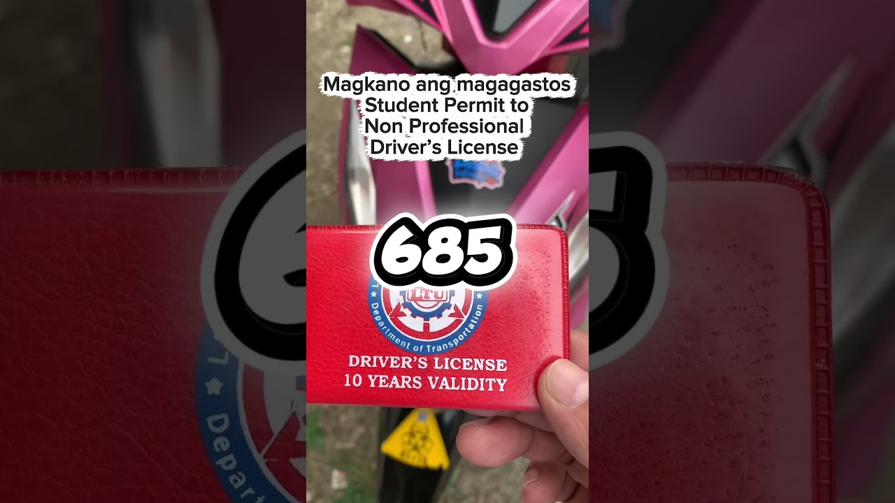 Student Permit to Non Professional Driver's License