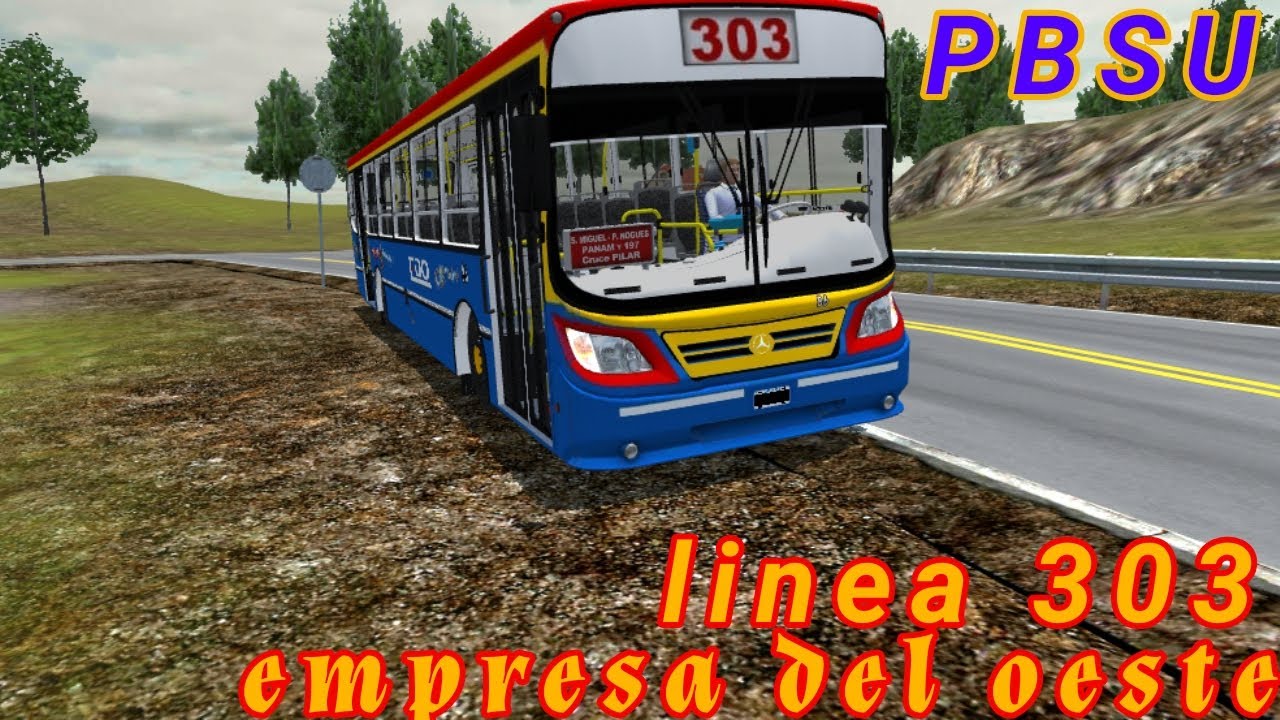 Linea 303-recorrido en polo industrial - PBSU