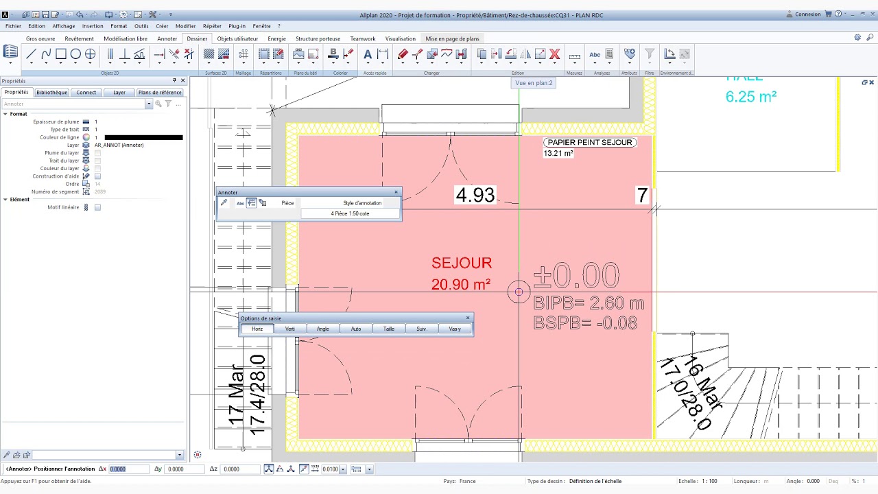 ALLPLAN INITIATION - CHAPITRE 15 ANNOTATIONS