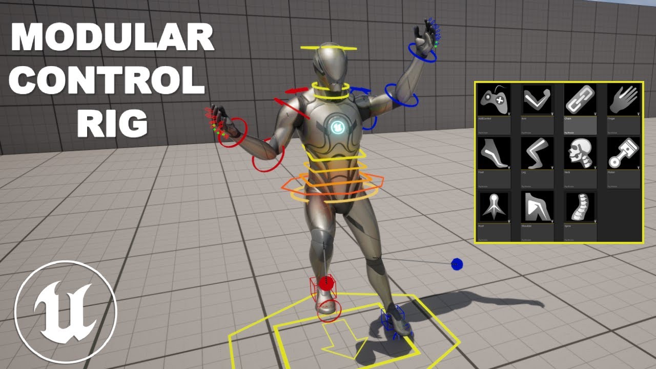 Модульные управляющие устройства — обучающее руководство по Unreal Engine 5.4