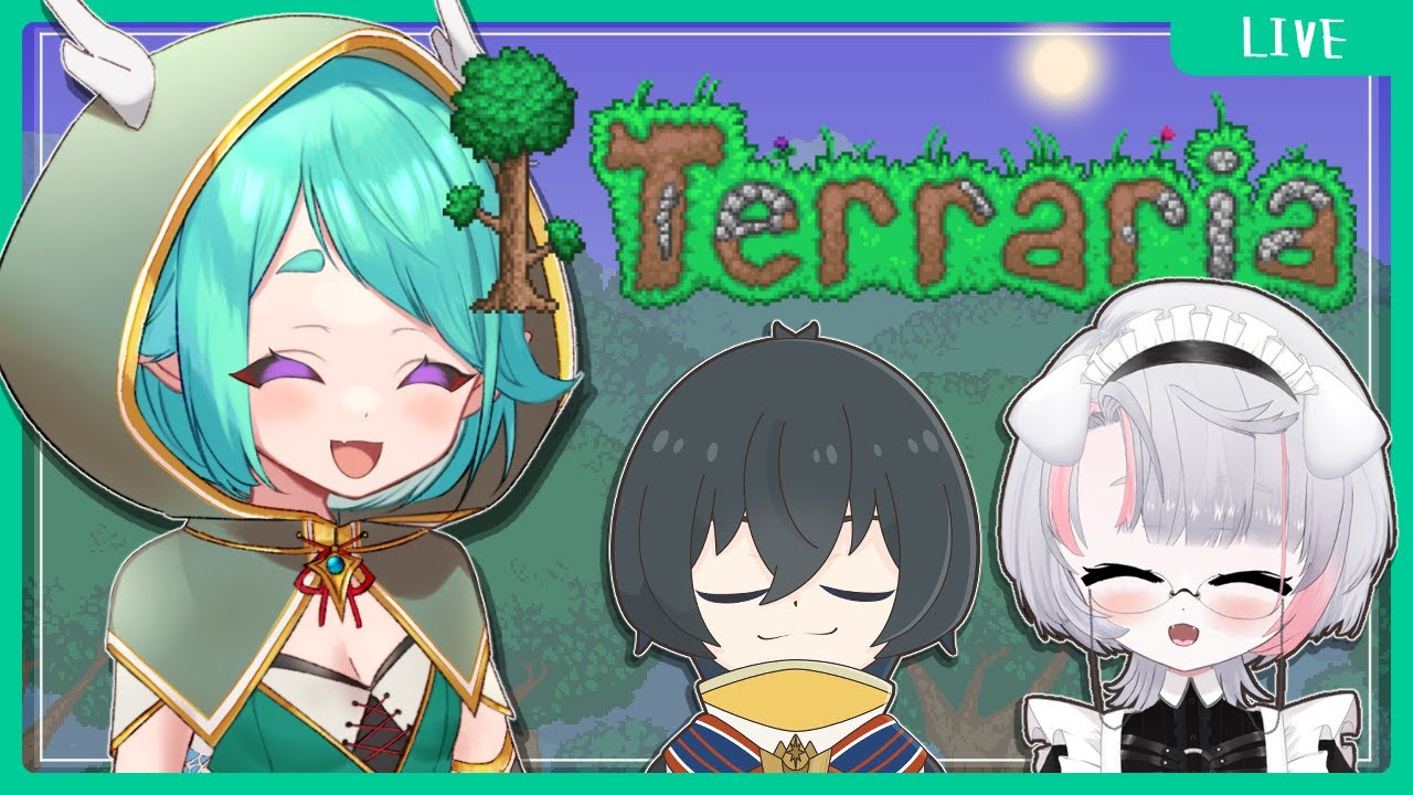 【Terraria#1】新人鉱夫さんがやってきました！！！【VTuber】