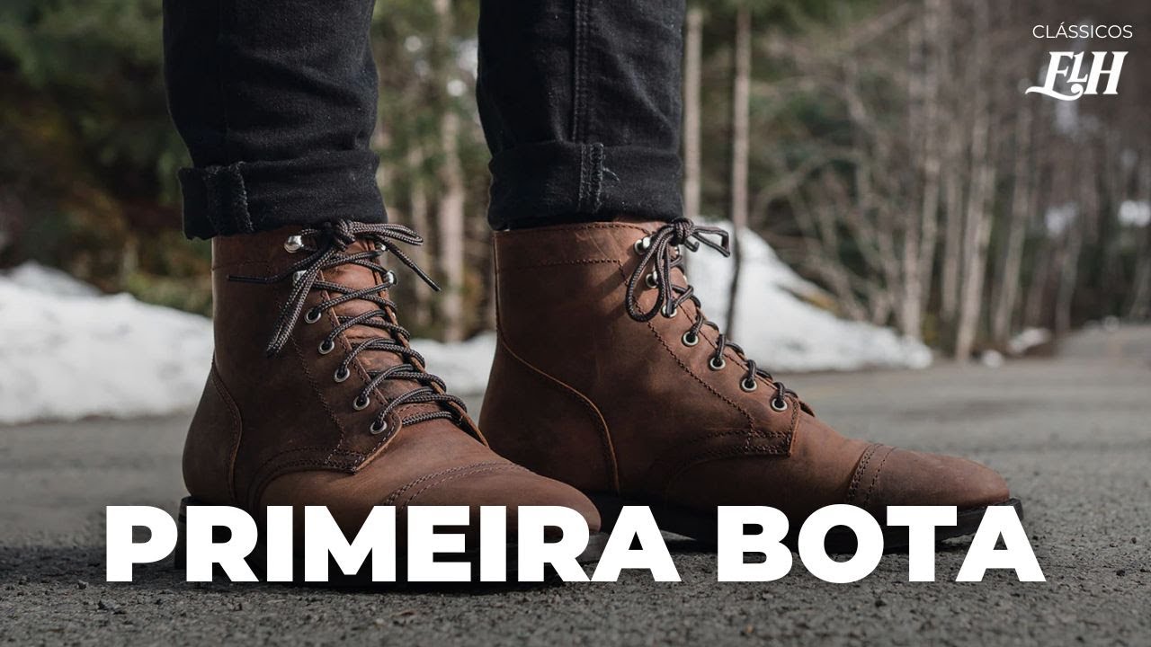 Qual o modelo ideal para a PRIMEIRA BOTA masculina?