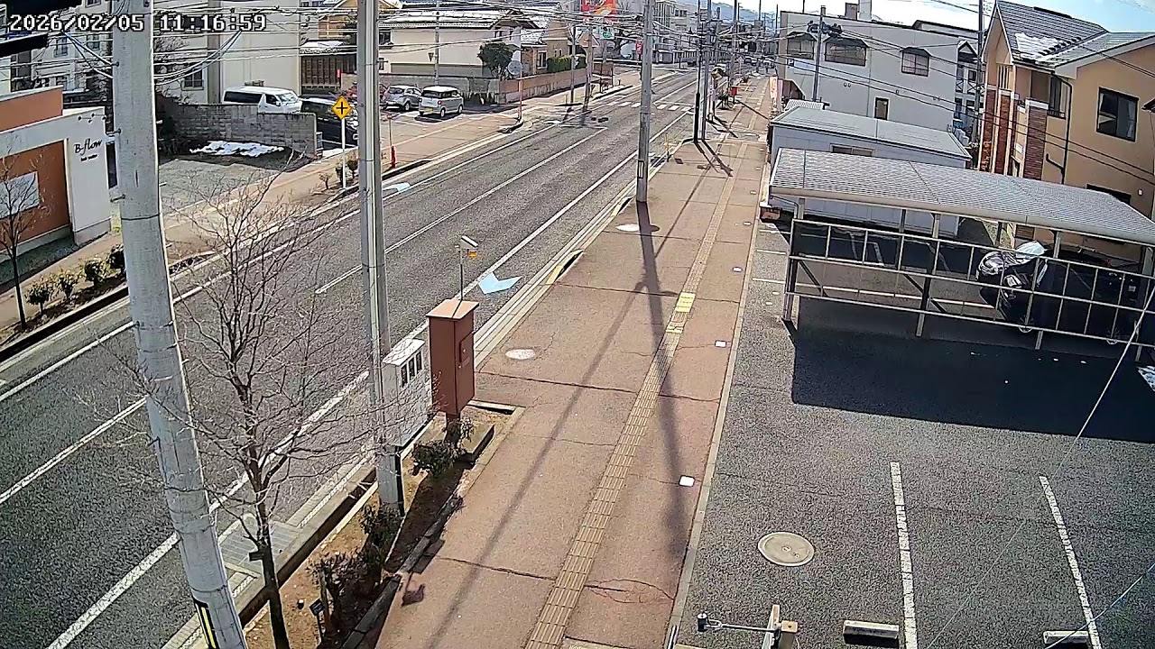 山形県山形市若葉町道路沿いライブカメラ Yamagata Yamagatashi Live camera.world.cam