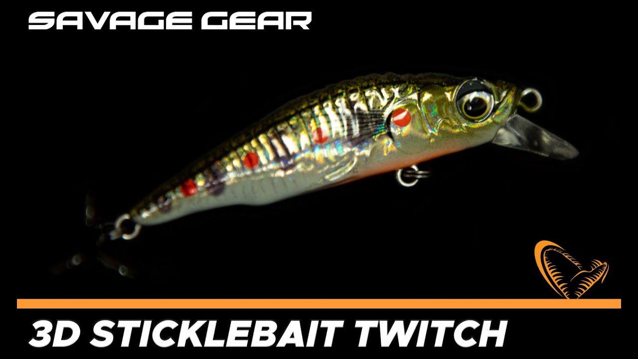 3D Sticklebait Twitch : le leurre à truite de Savage Gear