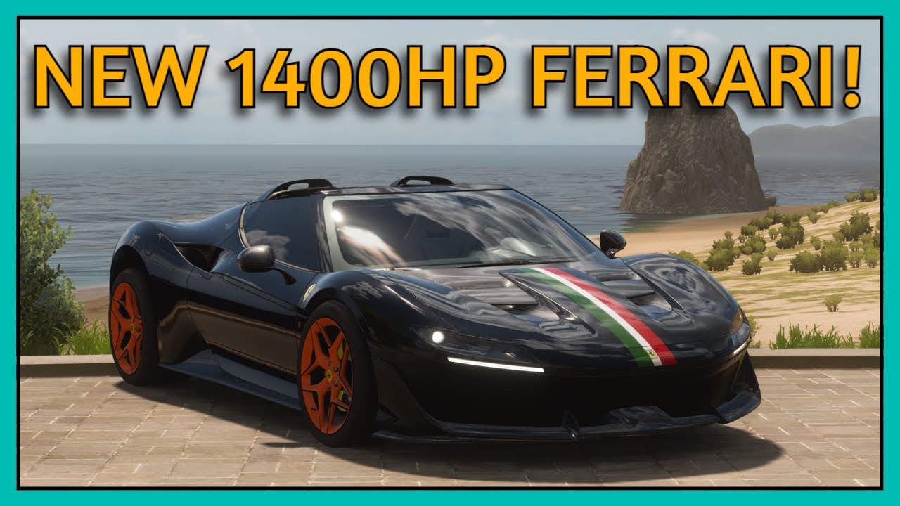 NEW 1400HP FERRARI | Forza Horizon 5 Ferrari J50 Build and Customization