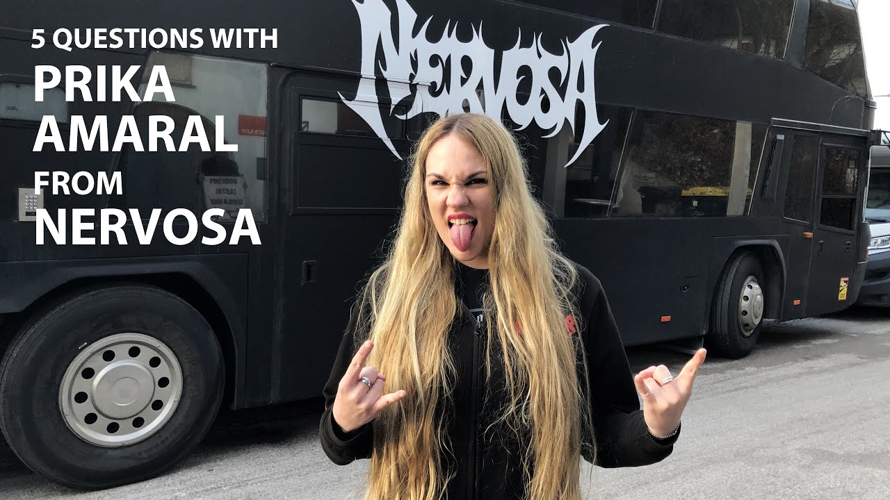 5 Questions with Prika Amaral from Nervosa | Interview | Rockers Den